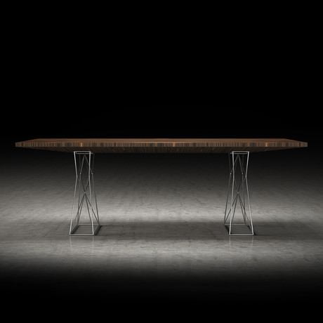 Curzon Dining Table // Cathedral Ebony (Small: 87"L x 39"W x 30"H)