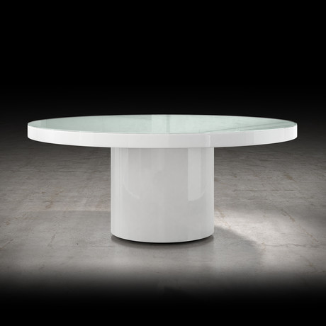 Berkeley Dining Table (White + White Lacquer)