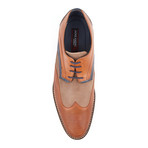 Wingtip Oxford Dress Shoe // Tan + Navy (US: 6)