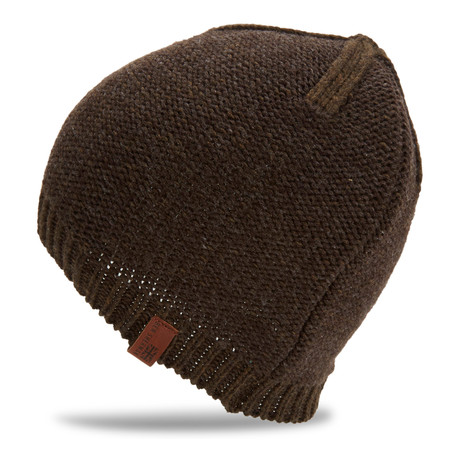 Two-Tone Slouch Beanie // Coffee
