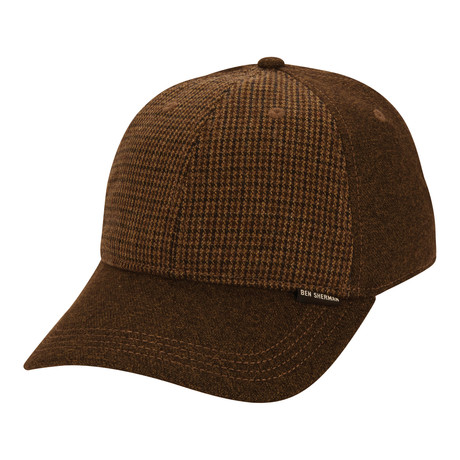 Wool Baseball Cap // Brown (Size: Small)