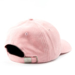 Qilogram Suede Dad Hat // Pink