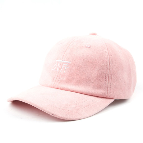 Qilogram Suede Dad Hat // Pink