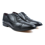 Cap Toe Oxford Dress Shoe // Black (US: 6.5)