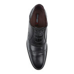 Cap Toe Oxford Dress Shoe // Black (US: 8.5)