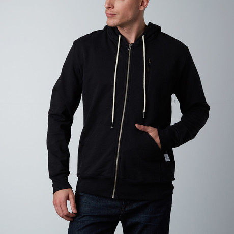 America Hoodie // Black (S)