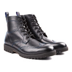 Men's Wingtip Boots // BlackBlue (US: 12)