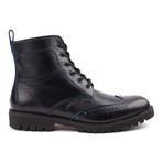 Men's Wingtip Boots // BlackBlue (US: 8)