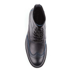 Men's Wingtip Boots // BlackBlue (US: 12)