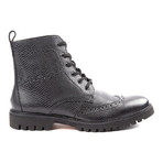 Men's Wingtip Boots // BlackGrey (US: 8)