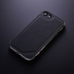 Defense Lux // Black Leather (iPhone 7)