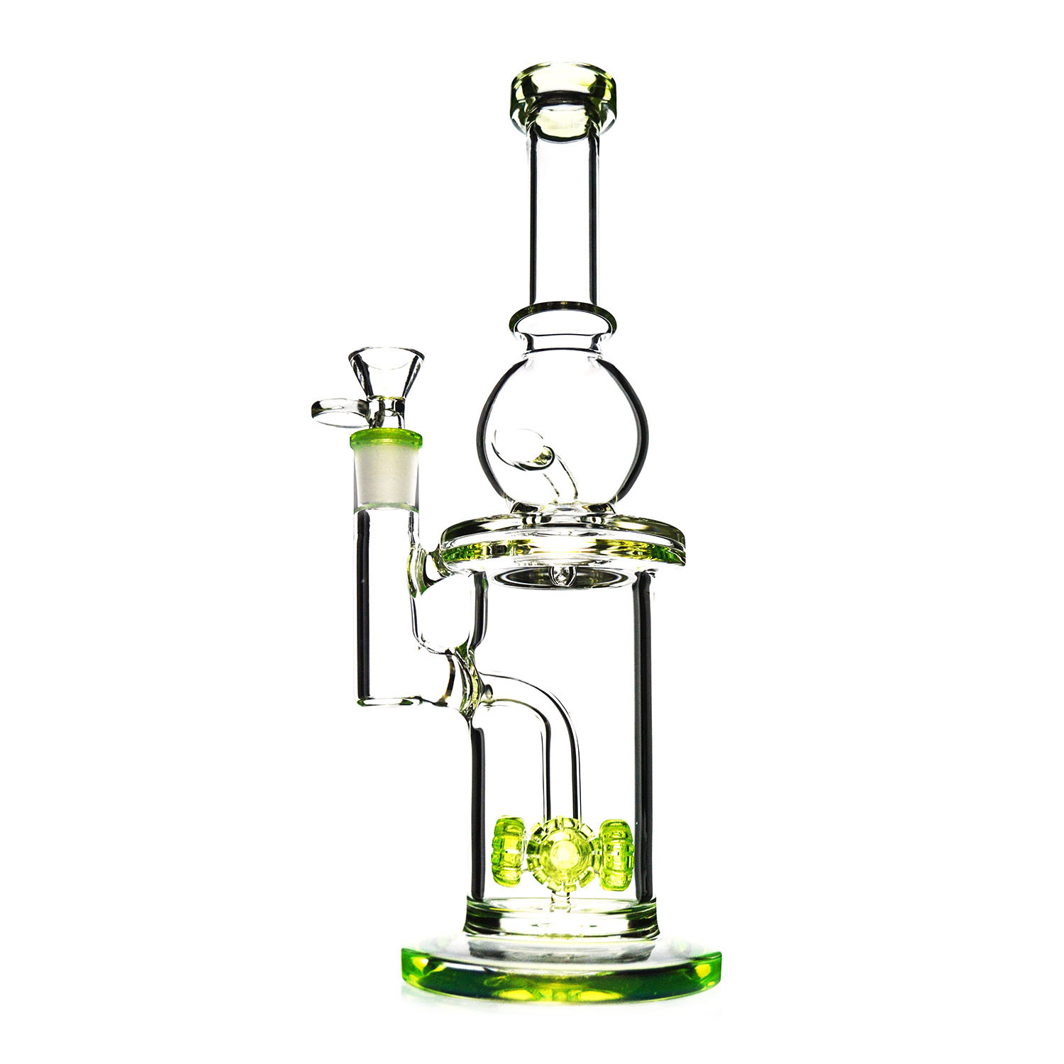 Dripping Wet Quad Perc Recycler (Clear) - Greenline Distribution ...