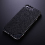 Defense Lux // Black Leather (iPhone 7)