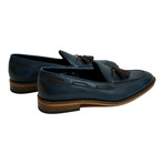 Tassel Loafer // Blue + Brown (US: 6)