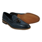 Tassel Loafer // Blue + Brown (US: 6)