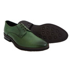 Grainy Leather Dress Shoe // Forest Green (US: 8)