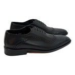 Medallion Toe Cap Dress Shoe // Black (US: 7.5)