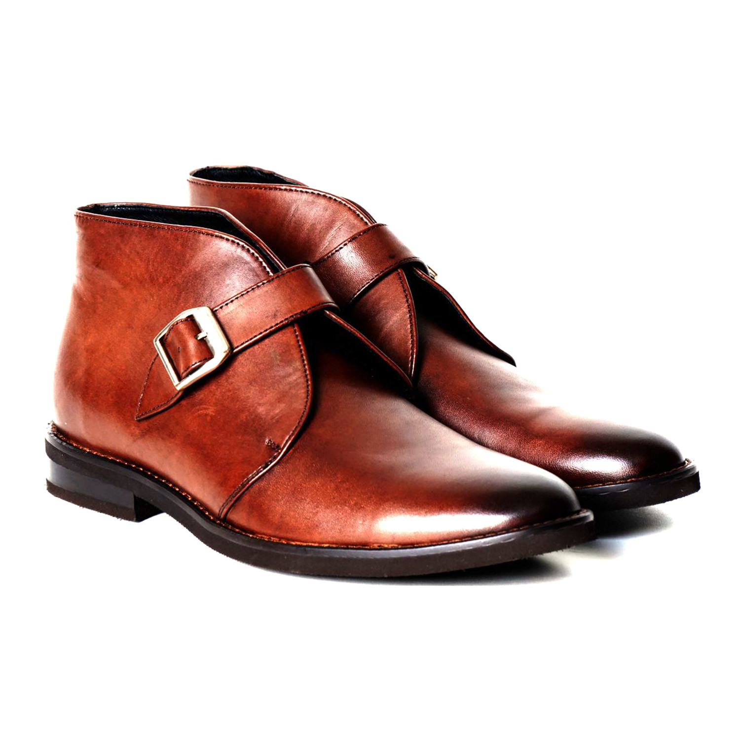 Strap Chukka Boot // Brown (US: 6) - JUST A MEN SHOE - Touch of Modern