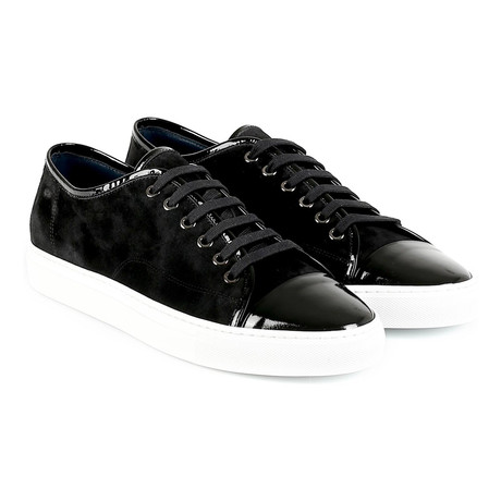 Parma Suede Low-Top Sneaker // Black (Euro: 39)