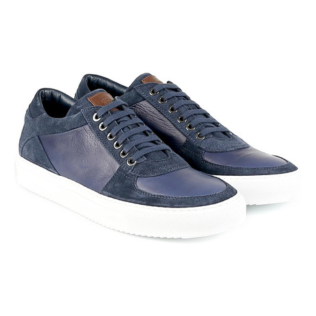 Venice Suede Low-Top Sneaker // Navy (Euro: 39)