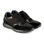 Prato Suede Mesh Athletic Shoe // Black (Euro: 43)