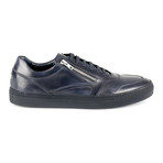 Giovanni Zip-Lace Low-Top Sneaker // Navy (Euro: 42)