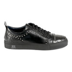 Reggio Embroidered Low-Top Sneaker // Black (Euro: 43)