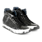 Lecce Patent Leather High-Top Sneaker // Black (Euro: 40)