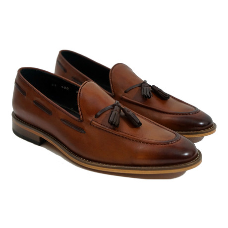 Tassel Loafer // Tan + Brown (US: 6)