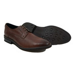 Grainy Leather Dress Shoe // Brandy (US: 8.5)