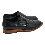 Double Monk Strap Dress Shoe // Black (US: 7.5)