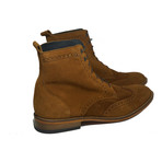 Suede Wingtip Dress Boot // Oxide (US: 8)