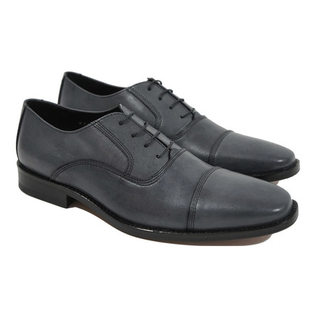 Plain Toe Cap Dress Shoe // Grey (US: 6)