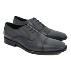 Plain Toe Cap Dress Shoe // Grey (US: 8.5)