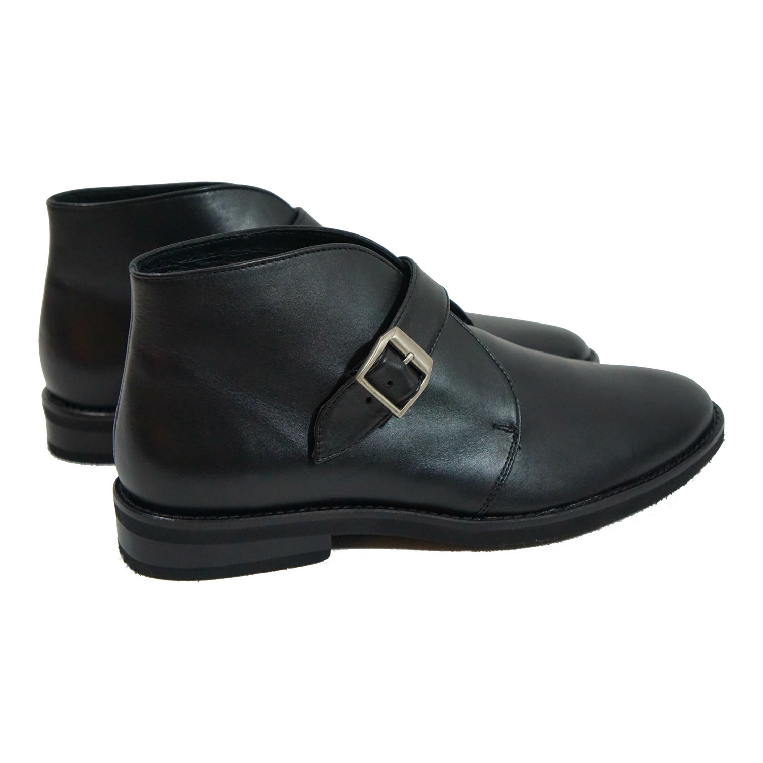 Strap Chukka Boot // Black (US: 6) - JUST A MEN SHOE - Touch of Modern