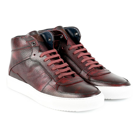 Rimini High-Top Sneaker // Bordeaux (Euro: 39)