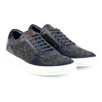 Vencie Herringbone Low-Top Sneaker // Blue (Euro: 41)