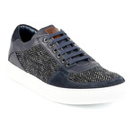 Vencie Herringbone Low-Top Sneaker // Blue (Euro: 41)