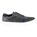 Vencie Herringbone Low-Top Sneaker // Blue (Euro: 41)