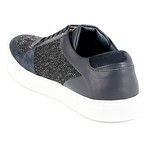 Vencie Herringbone Low-Top Sneaker // Blue (Euro: 41)