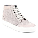 Gela Snake High-Top Sneaker // Light Grey (Euro: 39)