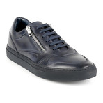 Giovanni Zip-Lace Low-Top Sneaker // Navy (Euro: 42)