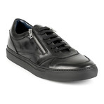 Giovanni Zip-Lace Low-Top Sneaker // Black (Euro: 39)