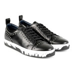 Reggio Croc Embroidered Low-Top Sneaker // Black (Euro: 41)