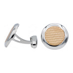 Cufflinks // Rose Gold // Diamond Design