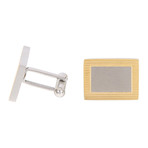 Rectangle Cufflink // Gold