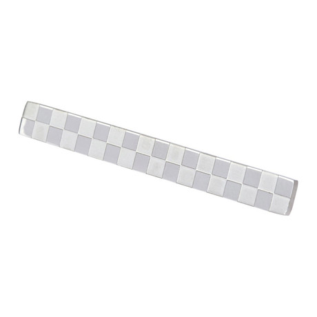 Tie Clip // Brushed + Polished Check