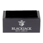 Money Clip // Brushed Steel + Black