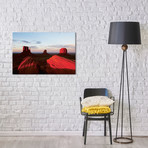 Red Sunset, Monument Valley, Navajo Nation, Arizona (18"W x 26"H x 0.75"D)