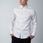 Contrast Cuff Dress Shirt // White (3XL)